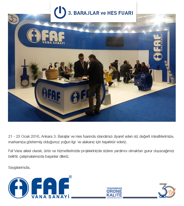 3. Barajlar ve Hes Fuarımız